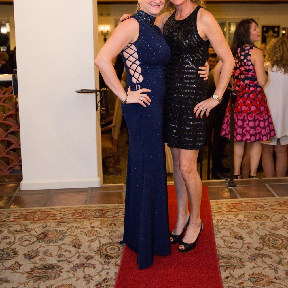 Jovani evening gown from Neiman Marcus.